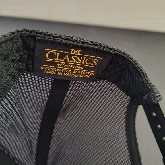 Flames Of Durga Hat Cap Snap Back Black Mesh Trucker Embroidered Lion Logo - Picture 9 of 10